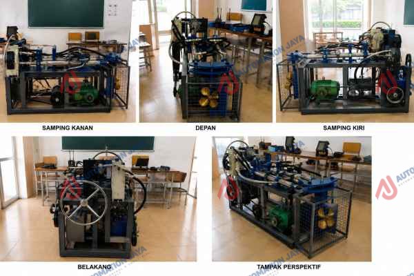 Trainer Sistem Kemudi Kapal Elektro-Hidrolik